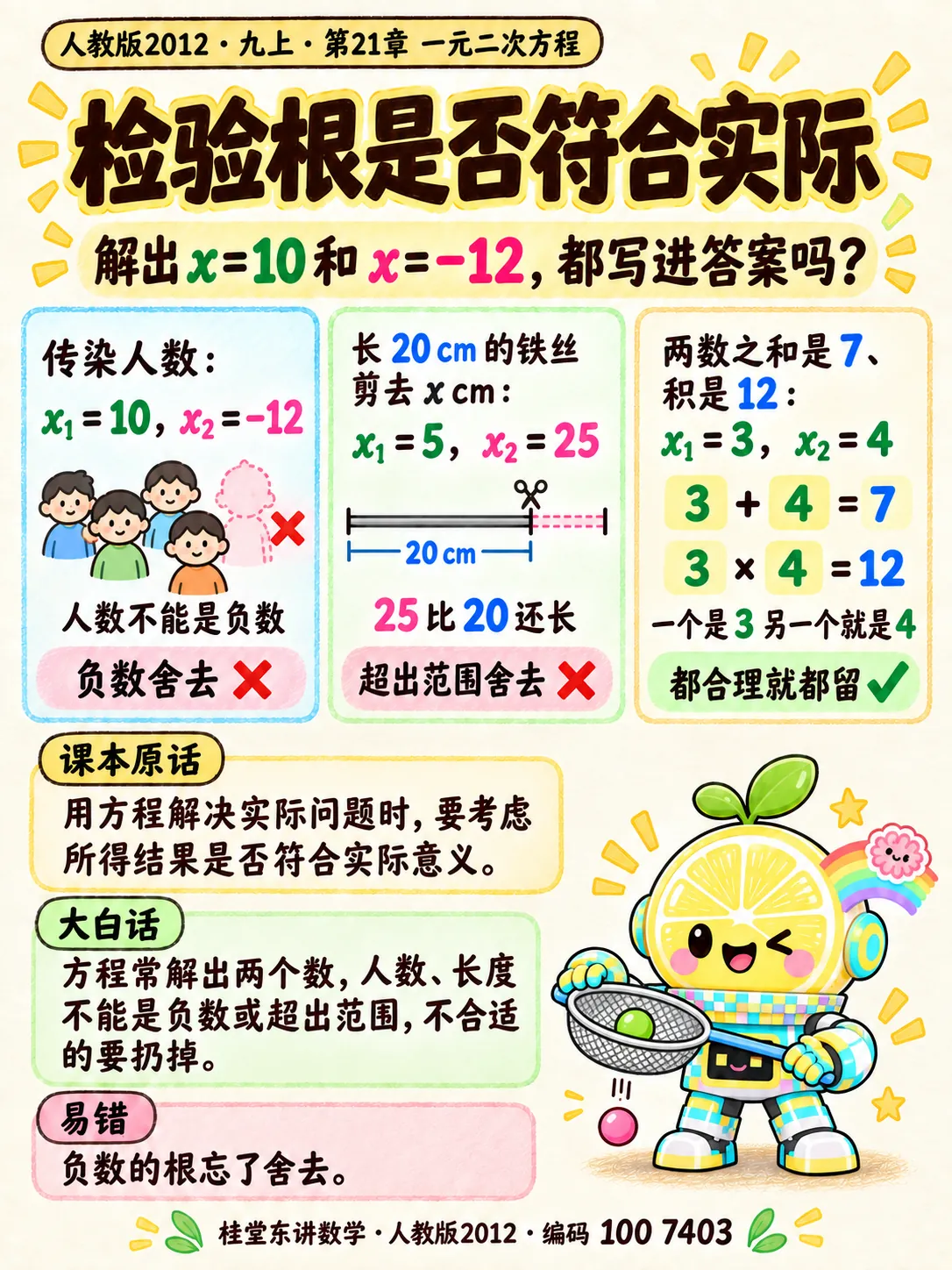 知识卡：检验根是否符合实际