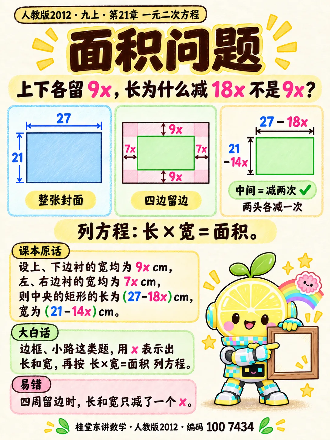 知识卡：面积问题