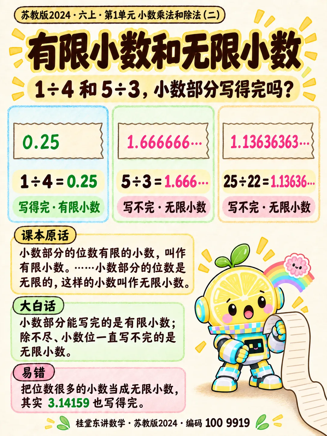 知识卡：有限小数和无限小数